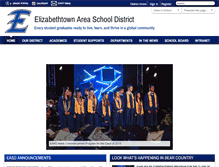 Tablet Screenshot of etownschools.org